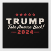 トランプ 2024 アメリカを取り戻せ 大統領 47 USA ウィンドウサイン (シート)