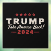 トランプ 2024 アメリカを取り戻せ 大統領 47 USA ウィンドウサイン (シート3)