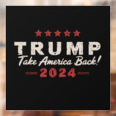 トランプ 2024 アメリカを取り戻せ 大統領 47 USA ウィンドウサイン (シート2)
