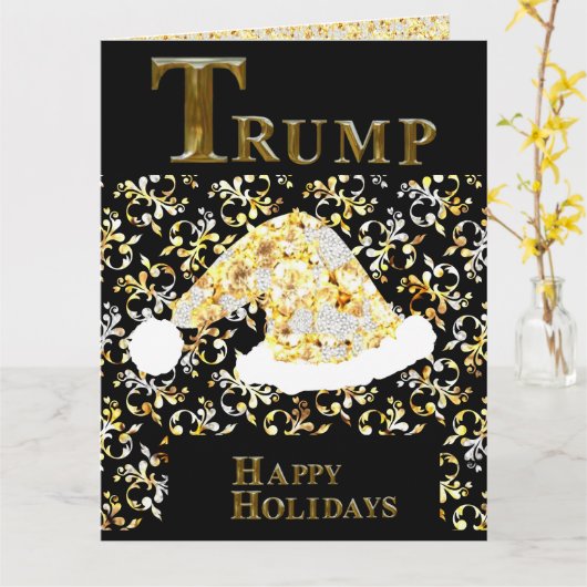 トランプ 2024 カード (黄色い花)