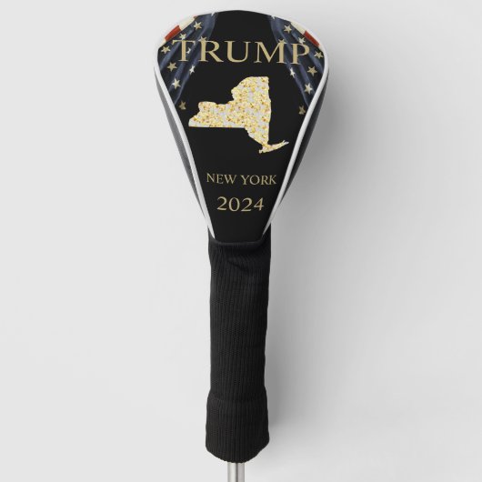 トランプ 2024 ゴルフヘッドカバー (正面)
