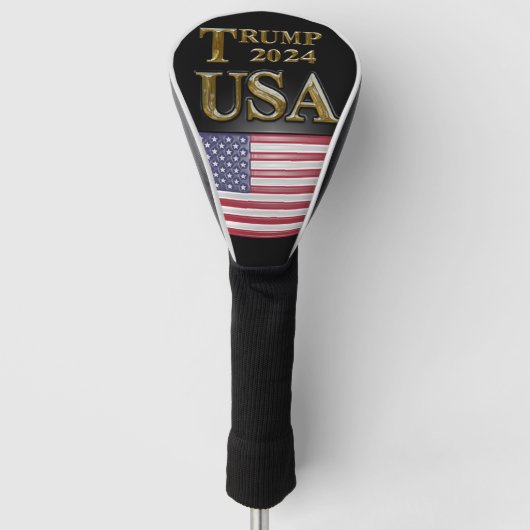 トランプ 2024 ゴルフヘッドカバー (正面)