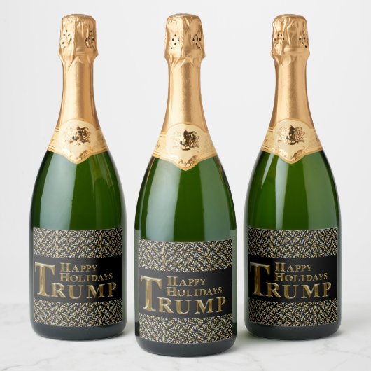 トランプ 2024 スパークリングワインラベル (ボトル)