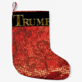 トランプ 2024 スモールクリスマスストッキング (正面)