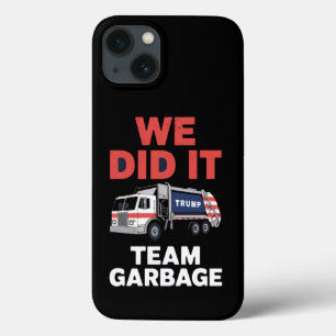 トランプ 2024 トラック ゴミ箱 私たちはそれをやった チームゴミ箱  iPhone 13ケース