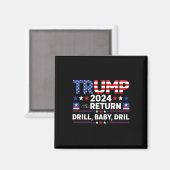 トランプ 2024 ドリルバイ マグネット (正面/裏面)