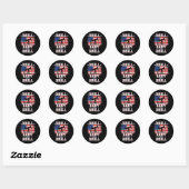 トランプ 2024 ドリル バイ5 ラウンドシール (シート)