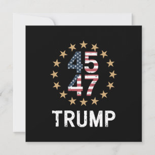 トランプ 2024 フラッグ アメリカを取り戻せ トランプ 45 47 招待状