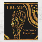 トランプ 2024 ワインラベル (シングルラベル)