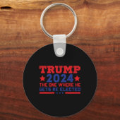 トランプ 2024 再選の地 キーホルダー (正面)