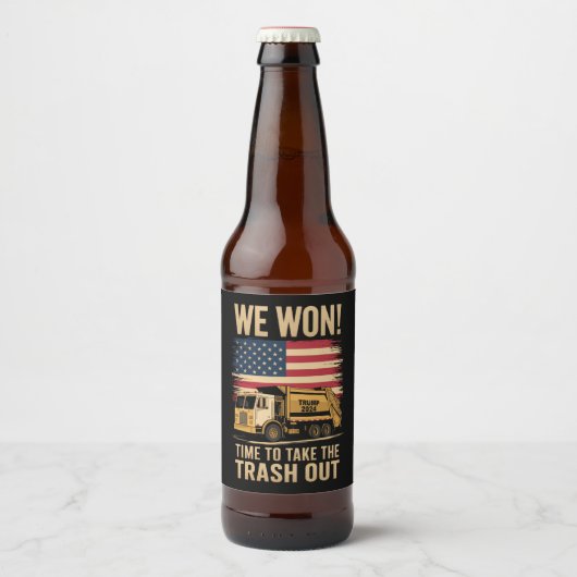 トランプ 2024 勝者 勝利 就任式 2025 ビールラベル (正面)