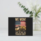 トランプ 2024 勝者 勝利 就任式 2025 ポストカード (スタンド正面)