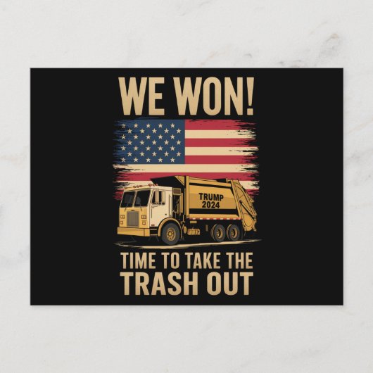 トランプ 2024 勝者 勝利 就任式 2025 ポストカード (正面)