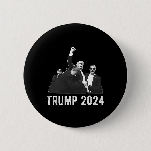 トランプ 2024 大統領選挙 保守派 共和党 缶バッジ (正面)