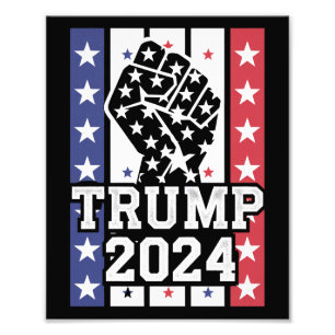 トランプ 2024 拳 不法者 ヒルビリー J.D.ヴァンス 2024 フォトプリント