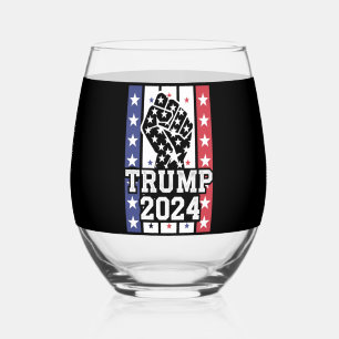 トランプ 2024 拳 出会い系 ヒルビリー J.D.ヴァンス 2024 ステムなしワイングラス