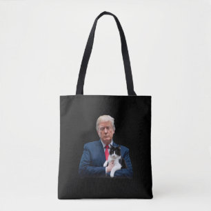 トランプ 2024 猫 MAGA 笑える トランプ 猫 トートバッグ