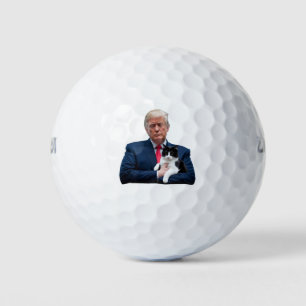 トランプ 2024 猫 MAGA 笑 トランプ 猫 ゴルフボール