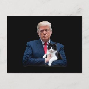 トランプ 2024 猫 MAGA 笑 トランプ 猫 ポストカード
