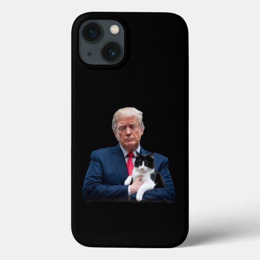 トランプ 2024 猫 MAGA 笑 トランプ 猫 Case-Mate iPhoneケース (裏面)
