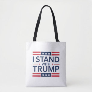 トランプ 2024 私はトランプを支持します 大統領を支持します トートバッグ