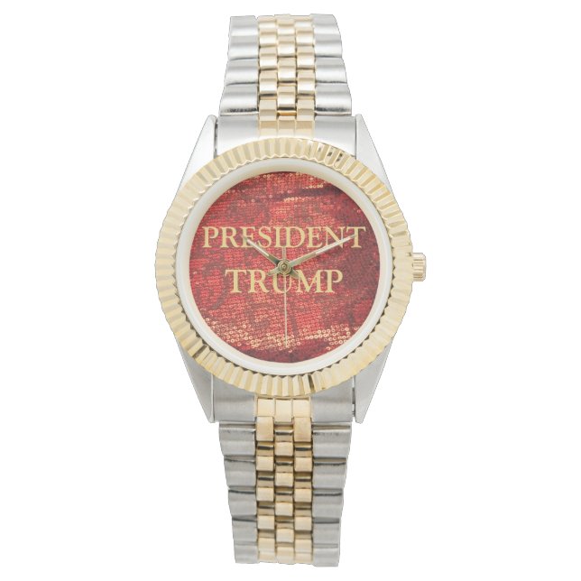トランプ 2024 腕時計 (正面)