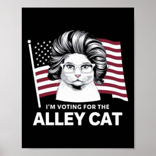 トランプ 2024 野良猫共和党員に投票します ポスター