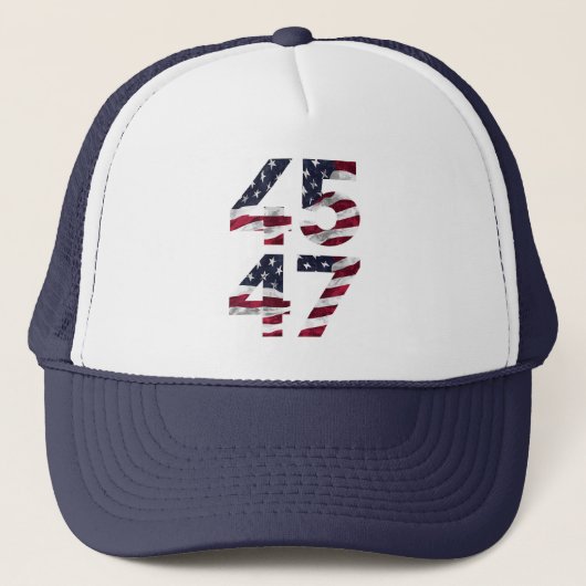 トランプ 2024 45 47 ヴィンテージ アメリカ キャップ (正面)