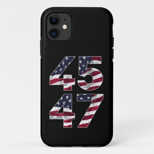 トランプ 2024 45 47 ヴィンテージ アメリカ Case-Mate iPhoneケース (裏面)