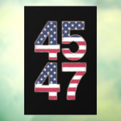 トランプ 2024 45 47 ヴィンテージ ウィンドウサイン (シート3)
