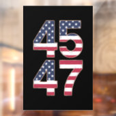 トランプ 2024 45 47 ヴィンテージ ウィンドウサイン (シート2)