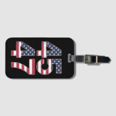 トランプ 2024 45 47 ヴィンテージ ラゲッジタグ (正面横)