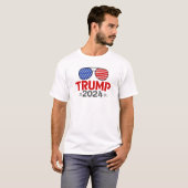 トランプ 2024 Tシャツ (正面フル)