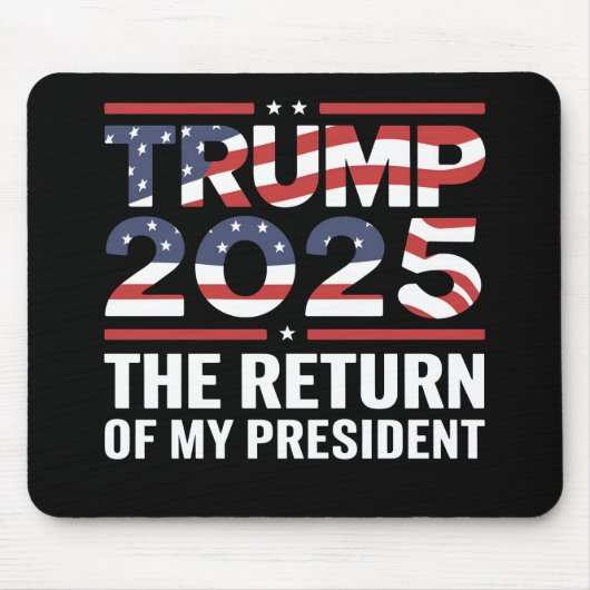 トランプ 2025 私の大統領の帰還 47代米国大統領 マウスパッド (正面)