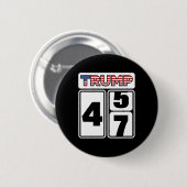 トランプ 2025 選挙 47 勝利 勝者 大統領 就任 缶バッジ (正面&裏面)