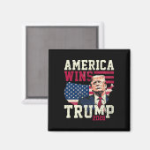 トランプ 2028 アメリカ勝利 マグネット (正面/裏面)