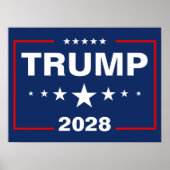 トランプ 2028 ヤードサイン ポスター (正面)