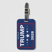 トランプ 2028 ヤードサイン ラゲッジタグ (正面縦)