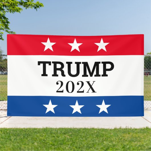 トランプ 202X 横断幕 (外側)