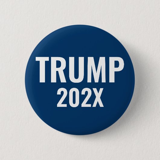 トランプ 202X 缶バッジ (正面)