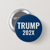 トランプ 202X 缶バッジ (正面&裏面)