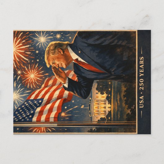 トランプ 250年の優越 アメリカの誇り ポストカード (正面)