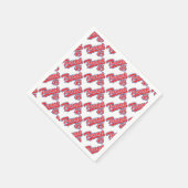 トランプ–45 – 赤 スタンダードカクテルナプキン (角)