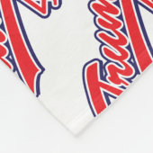 トランプ–45 – 赤 フリースブランケット (角)