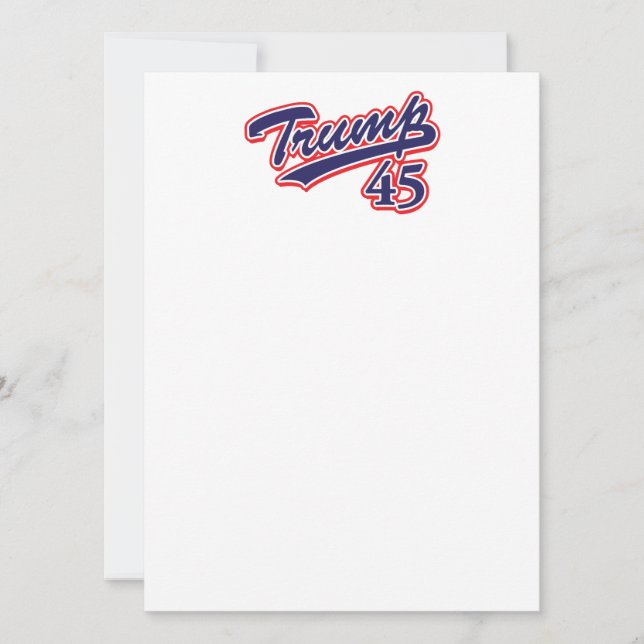 トランプ–45 – 青 (正面)