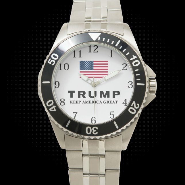 トランプ 45-47 アメリカを再び偉大に  腕時計 (クリエイターアップロード済み)