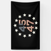 トランプ 45 47 星 ヴィンテージ アメリカ アメリカ国旗 横断幕 (縦)