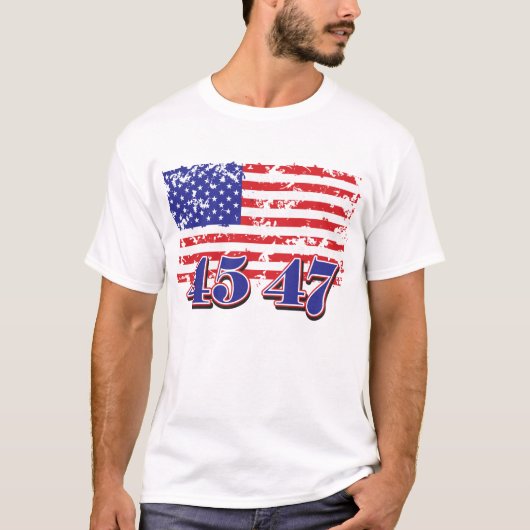 トランプ 45 47 Tシャツ (正面)