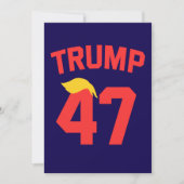 トランプ 47 大統領 招待状 (正面)