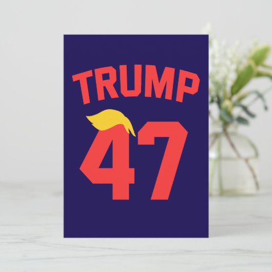 トランプ 47 大統領 招待状 (スタンド正面)